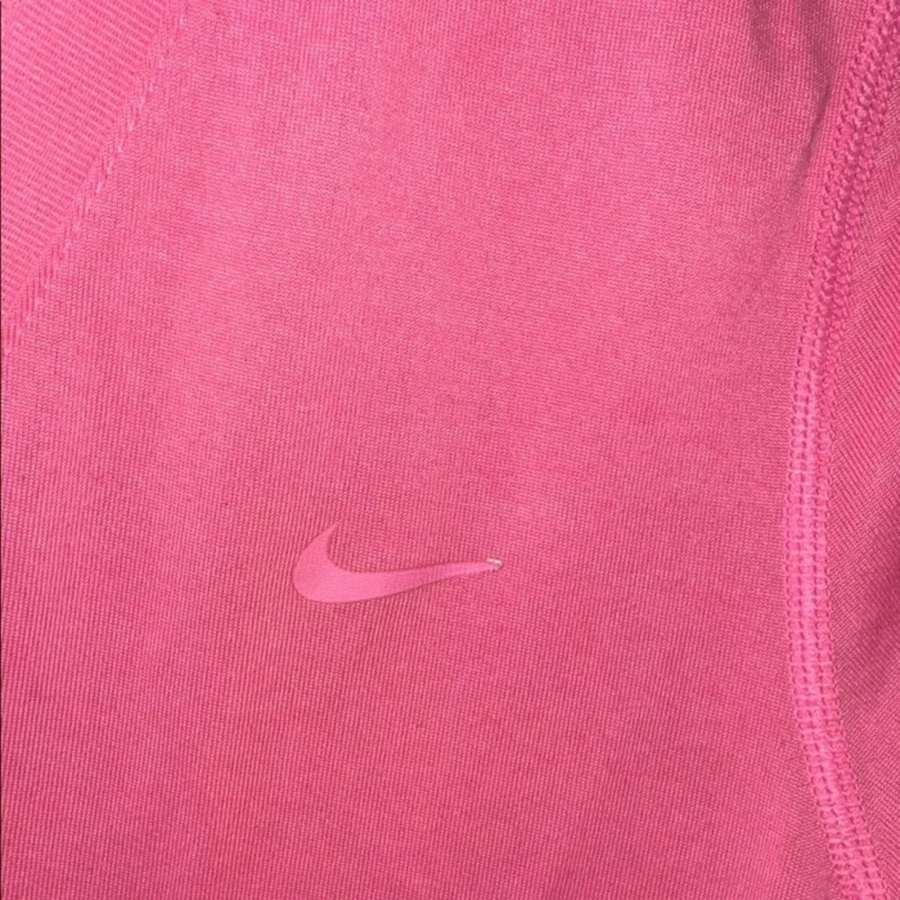 Nike Women's Bright Pink V-Neck Short Sleeve Tee